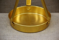 Aluminium Traditional Greek Coffee Tray No22 Anodized Gold Third Depiction
