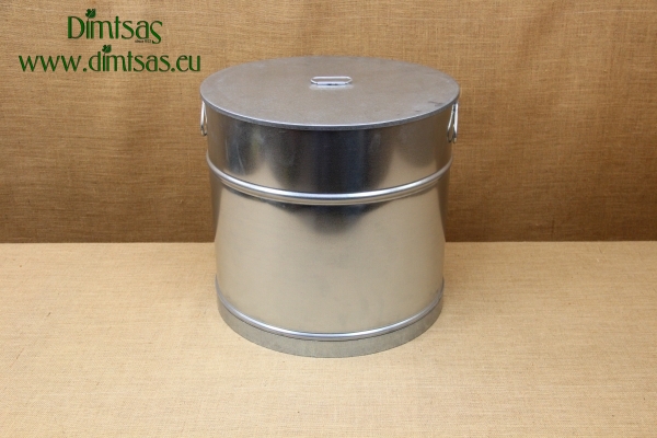 Galvanized Cauldron 38.5x39.5 38 Liters with a Lid