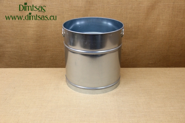 Galvanized Cauldron 38.5x39.5 38 Liters with a Lid