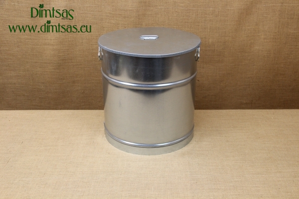 Galvanized Cauldron 41.5x40 46 Liters with a Lid