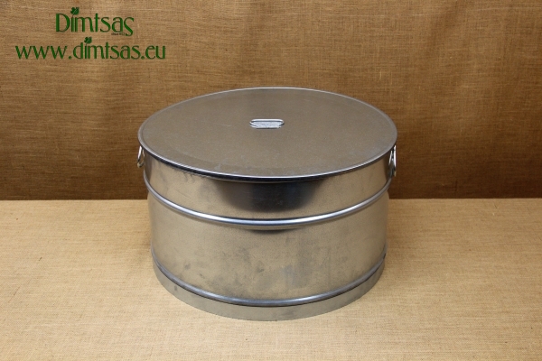 Galvanized Cauldron 57x33 68 Liters with a Lid