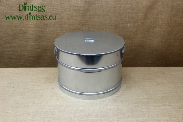 Galvanized Cauldron 47x33 44 Liters with a Lid
