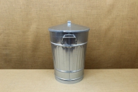 Galvanized Sheet Metal Trash Can No2 Second Depiction