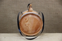 Wooden Flask Round 2 liters No2 Third Depiction
