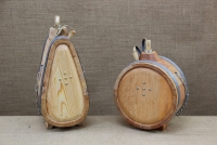 Wooden Flask Round 2 liters No2 Ninth Depiction