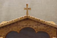 Wooden Home Altar Corner Sixth Depiction