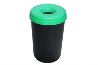 Κάδος Ανακύκλωσης Πλαστικός με Πράσινο Καπάκι 60 λίτρων Απεικόνιση Δέκατη Πέμπτη
