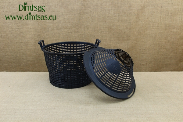 Plastic Basket for Demijohn 34 Liters with Wide Neck