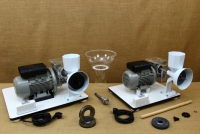 Kit with Motor & Reduction Gearbox for WonderMill Hand Grain Mill No1 Twenty-sixth Depiction