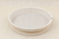 Sieve for Dry Nuts Wooden Professional 60 cm with Holes 4.5x5 mm First Depiction