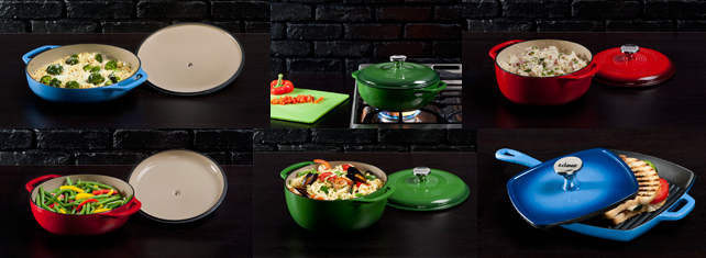 Enameled Cast Iron Cookware Lodge