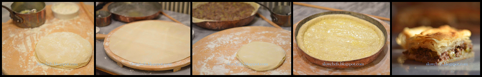Pie in Copper Round Shallow Baking Pan