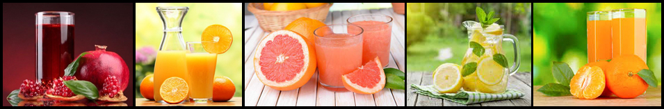 Pomegranate Juice & Citrus Fruits Juice by the Press Juicer Pomegranate